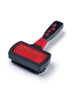 COMBO SLICKER BRUSH מברשת דו צדדית לכלב וחתול פדובן
