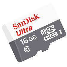 כרטיס זכרון SanDisk Ultra Micro SDHC UHS-I SDSQUA4-16G - בנפח 16GB
