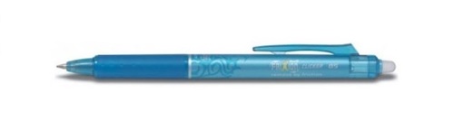 עט מחיק PILOT FRIXION 0.5 עם לחצן - תכלת