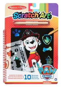 מפרץ ההרפתקאות: חוברת גירוד Scratch Art - מרשל