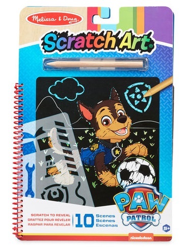 מפרץ ההרפתקאות: חוברת גירוד Scratch Art - צ'ייס