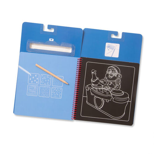 מפרץ ההרפתקאות: חוברת גירוד Scratch Art - צ'ייס