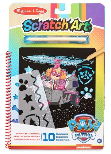 מפרץ ההרפתקאות: חוברת גירוד Scratch Art - סקיי