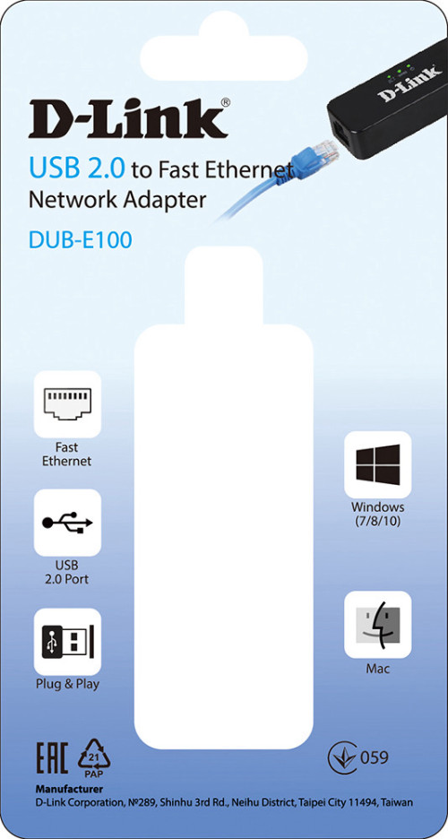 כרטיס רשת D-Link DUB-E100