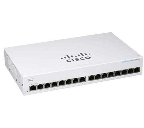 Cisco Business CBS110-16T-D Unmanaged Switch 