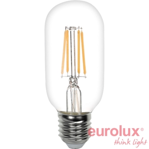 נורת לד T45 דמוי פחם מוזהב 8W E27 2700K ניתן לעמעום
