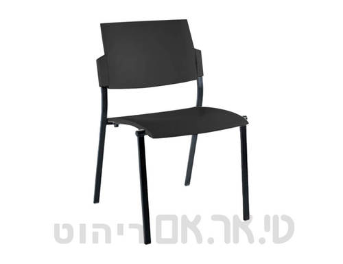 כסא אורח דגם סידני בצבע שחור