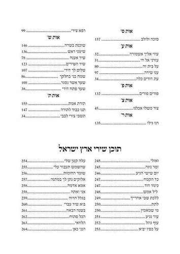 זמירות שבת עדות המזרח