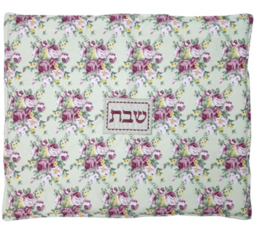 כיסוי לפלטת שבת קנבס פרחוני