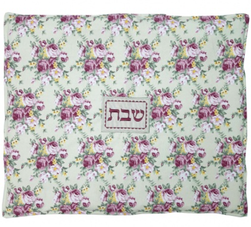 כיסוי לפלטת שבת קנבס פרחוני
