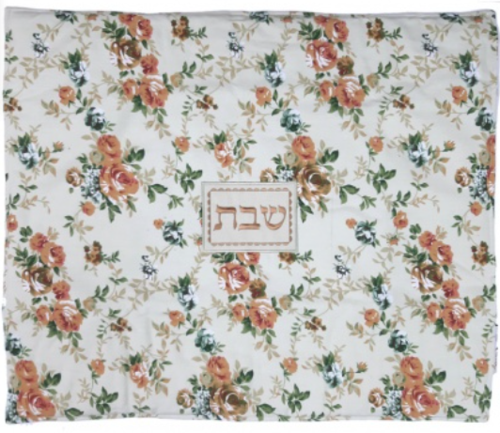 כיסוי לפלטת שבת פרחים ורוד עתיק
