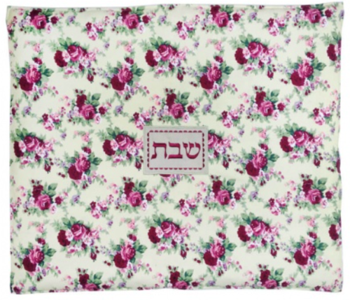כיסוי לפלטת שבת פרחים ורוד