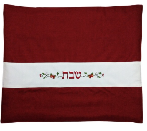 כיסוי לפלטת שבת רימונים בורדו