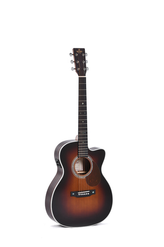 גיטרה אקוסטית מוגברת  SIGMA OMTC-1E-SB CUT AWAY