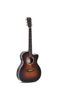 גיטרה אקוסטית מוגברת  SIGMA OMTC-1E-SB CUT AWAY