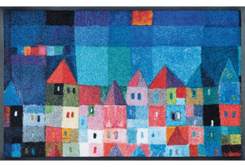שטיח  COLOURFUL HOUSES floor mat 75X120