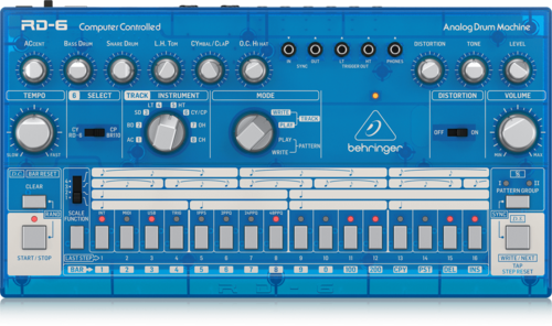 מכונת תופים אנלוגית מדגם Behringer RD-6