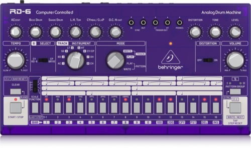 מכונת תופים אנלוגית מדגם Behringer RD-6