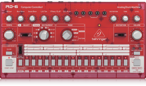 מכונת תופים אנלוגית מדגם Behringer RD-6