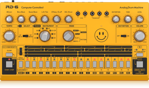 מכונת תופים אנלוגית מדגם Behringer RD-6