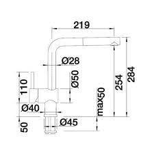 BLANCO ברז מטבח נשלף לינוס כרום 512402