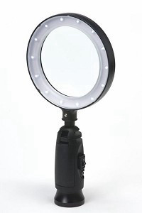 מנורת עבודה LED +זכוכית מגדלת