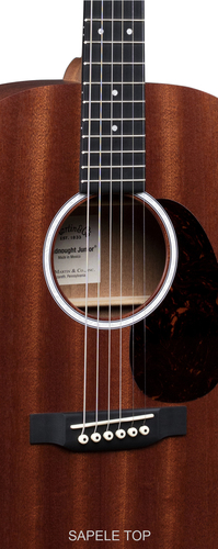גיטרה אקוסטית מוגברת + נרתיק MARTIN DJR10E-01 SAPELE