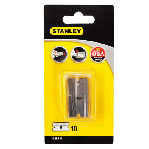 סט להבים למגרדת מתכת (10 יח') STANLEY 