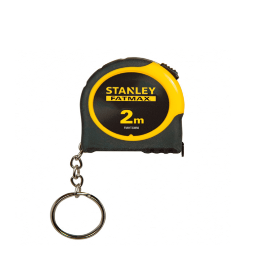 מטר 2 מ' מחזיק מפתחות מצופה גומי STANLEY FATAMX