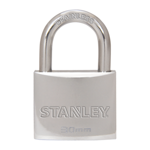 מנעול תליה פליז מצופה כרום 30 מ"מ STANLEY 