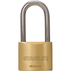 מנעול תליה פליז שאקל ארוך 40 מ"מ STANLEY 