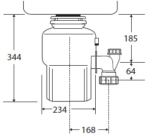 טוחן אשפה InSinkErator Evolution 200S יבואן רשמי ניגא 6 שנות אחריות- תוצרת ארה