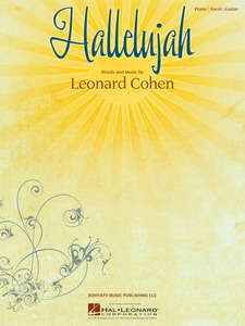 ספר תווים Hallelujah Leonard Cohen Hal leonard