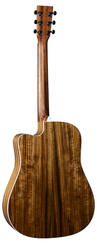 גיטרה אקוסטית מוגברת + נרתיק MARTIN DC13E mutenye back and sides