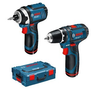 סט 10.8V מברגה/מקדחה + אימפקט BOSCH