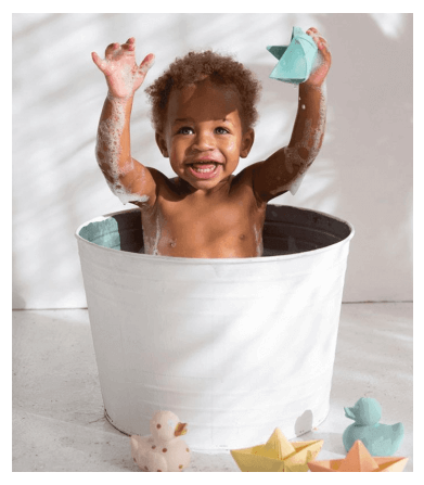 נשכן תינוק / צעצוע אמבט עשוי 100% גומי טבעי בעבודת יד - סירת אוריגמי מנטה