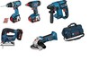 סט 5 כלים 18V כולל 3 סוללות 5.0AH בתיק