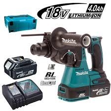 פטישון 18V נטען ללא פחמים 2 סוללות 4.0AH ומטען בתיק
