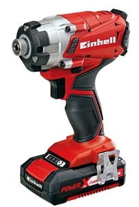 מברגת אימפקט נטענת Einhell TE-CI 18 KIT BL 18V עם סוללות ומטען