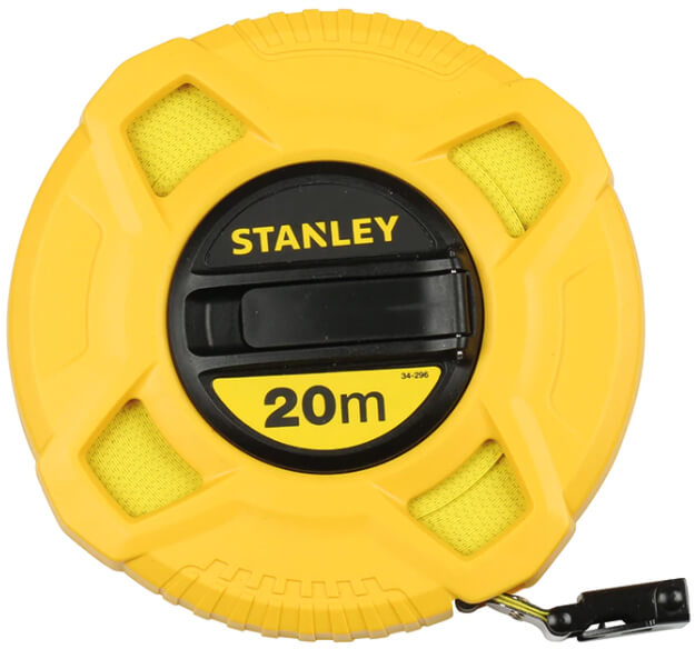 רולטקה 20 מטר מארז סגור STANLEY פיברגלס