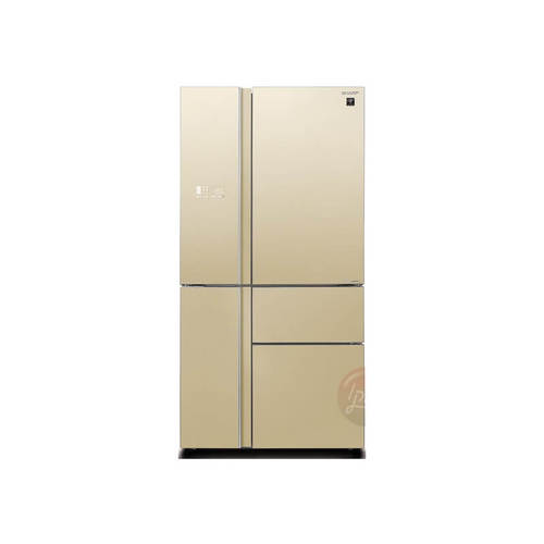 מקרר 5 דלתות 661 ליטר דגם SJR9730 SHARP בצבע זכוכית שמפניה