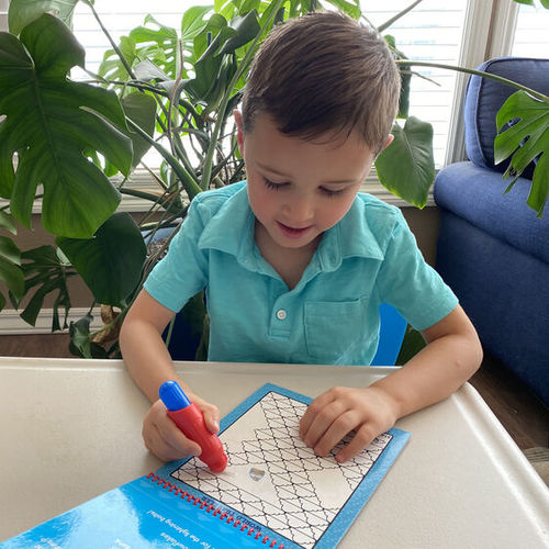 חוברת צביעה רב פעמית טוש מים 4 דפים - כבישים ודרכים