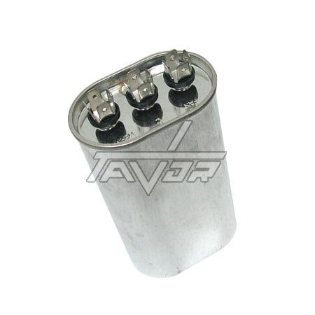 Waffa - קבל עגול 370-400VAC - 50MF+5MF שלושה מגעים (תואם 12AG046)