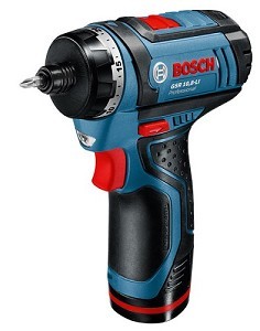 מברגה קומפקטית GSR 10.8-LI כולל 2 סוללות ומטען