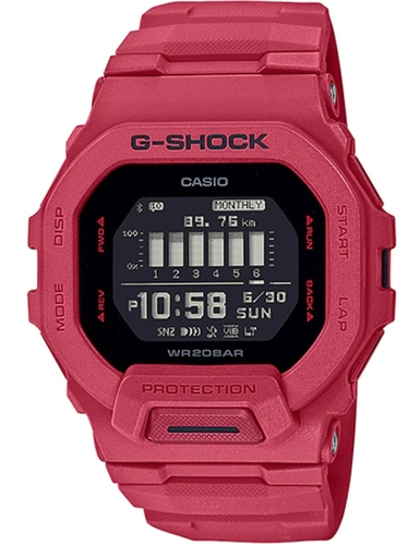 CASIO GBD-200RD-4D ספורט בלוטוס צעדים קלוריות