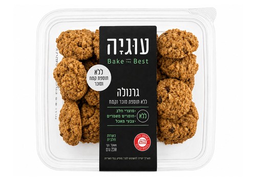 עוגיות גרנולה ללא תוספת סוכר וקמח - עוגיה