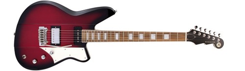Reverend Guitars Warhawk Double Agent W Metallic Red Burst