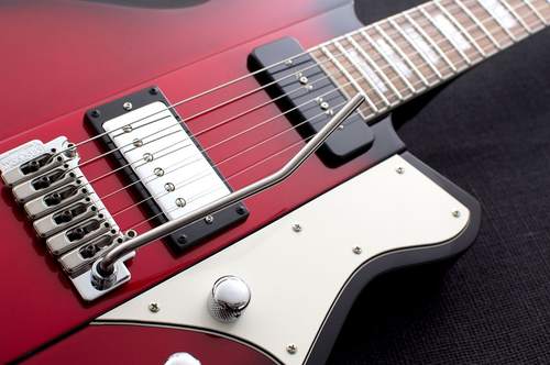 Reverend Guitars Warhawk Double Agent W Metallic Red Burst