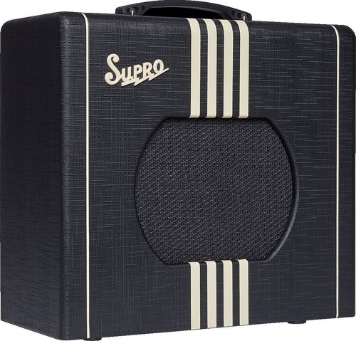מגבר לגיטרה SUPRO DELTA KING 10 BLACK & CREAM 1X10 5W REVERB