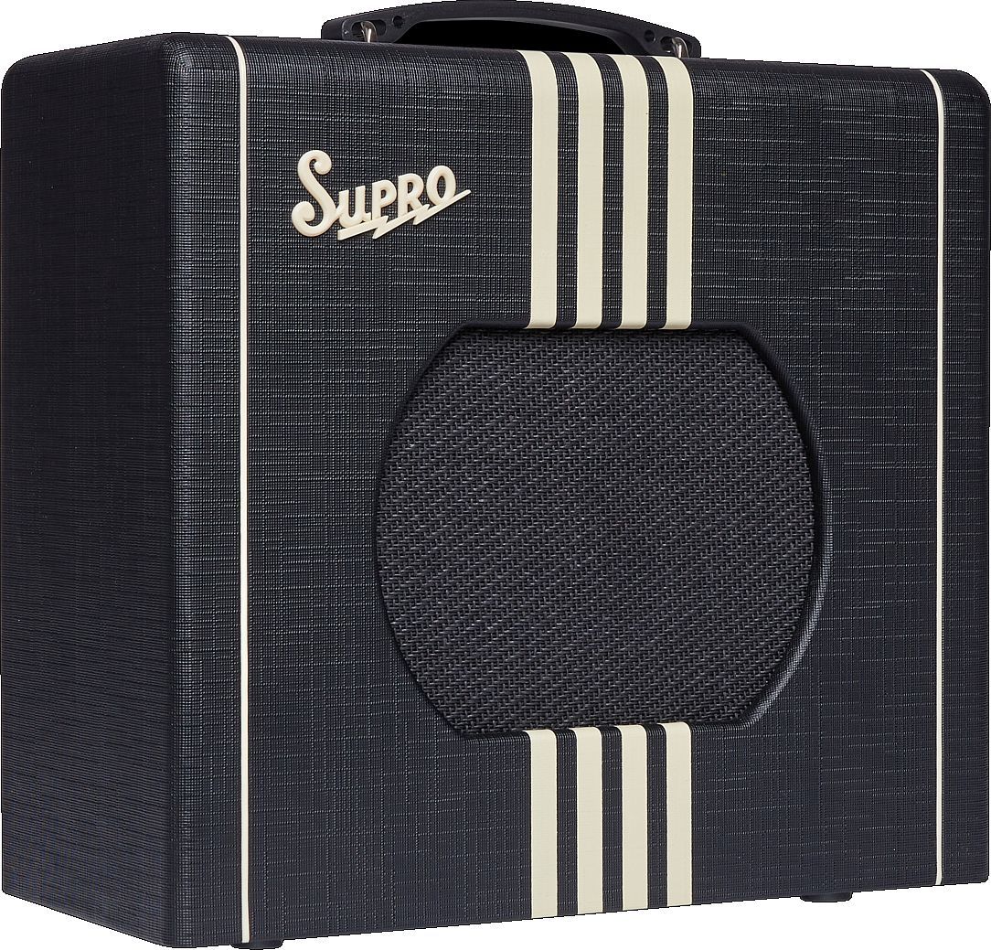 מגבר לגיטרה SUPRO DELTA KING 10 BLACK & CREAM 1X10 5W REVERB